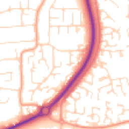 Daytime road noise heatmap for SS12 9DR
