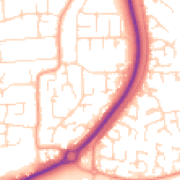 Daytime road noise heatmap for SS12 9DS