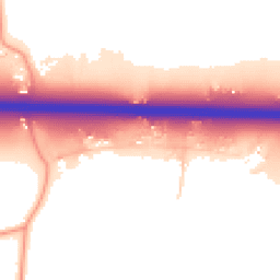 Daytime road noise heatmap for SS12 9JN