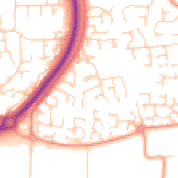 Daytime road noise heatmap for SS12 9QB