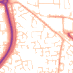 Daytime road noise heatmap for SS12 9RB