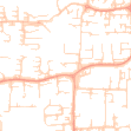 Daytime road noise heatmap for SS13 1AD