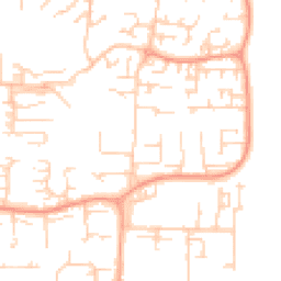 Daytime road noise heatmap for SS13 1AG