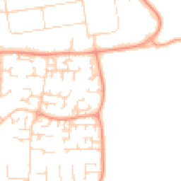 Daytime road noise heatmap for SS13 1AN