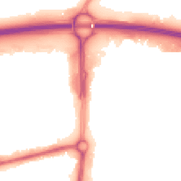 Night-time road noise heatmap for SS13 1AW