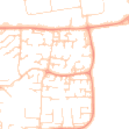 Daytime road noise heatmap for SS13 1AZ