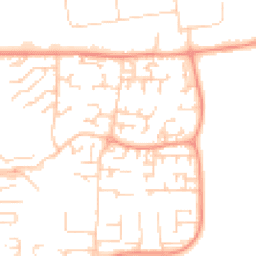 Daytime road noise heatmap for SS13 1BA
