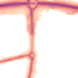 Night-time road noise heatmap for SS13 1BF