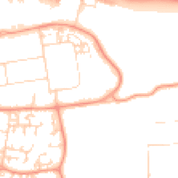 Daytime road noise heatmap for SS13 1BJ