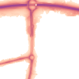Night-time road noise heatmap for SS13 1BL