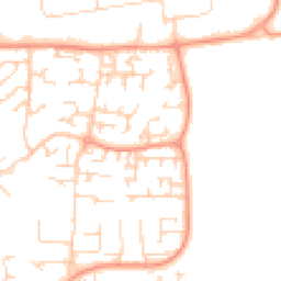 Daytime road noise heatmap for SS13 1BQ