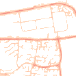 Daytime road noise heatmap for SS13 1DT