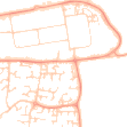 Daytime road noise heatmap for SS13 1DU