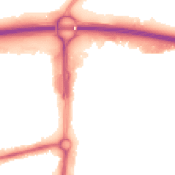 Night-time road noise heatmap for SS13 1EQ