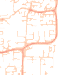 Daytime road noise heatmap for SS13 1HJ