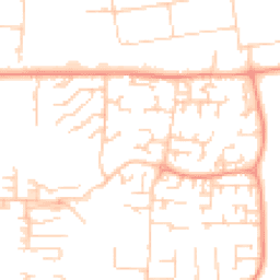 Daytime road noise heatmap for SS13 1NU
