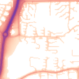 Daytime road noise heatmap for SS13 1PH