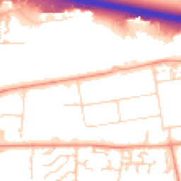 Daytime road noise heatmap for SS13 1QA