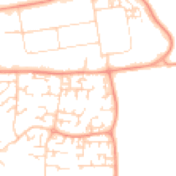 Daytime road noise heatmap for SS13 1TD