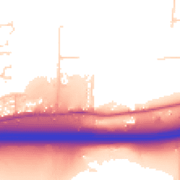Daytime road noise heatmap for SS13 2DR