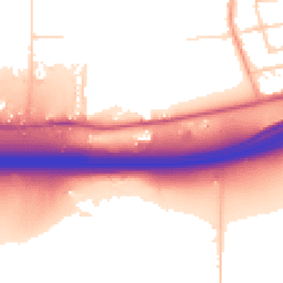 Daytime road noise heatmap for SS13 2DU