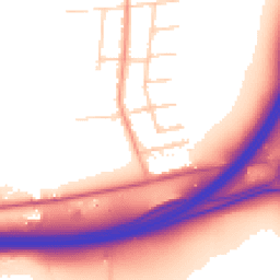 Daytime road noise heatmap for SS13 2HF