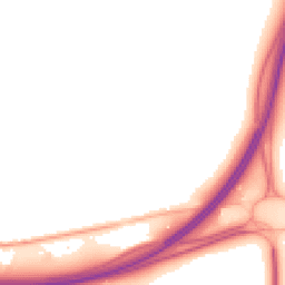 Night-time road noise heatmap for SS13 2HZ