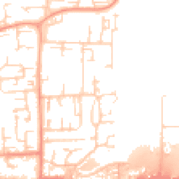 Daytime road noise heatmap for SS13 2RG