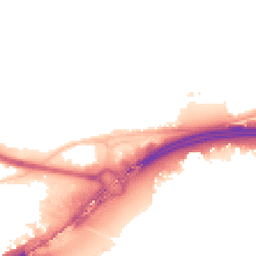 Night-time road noise heatmap for SS13 3AU