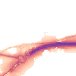 Night-time road noise heatmap for SS13 3BN