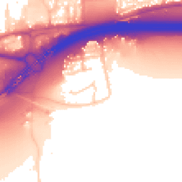 Daytime road noise heatmap for SS13 3DJ