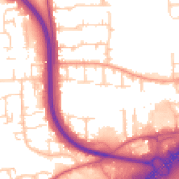 Daytime road noise heatmap for SS13 3EJ