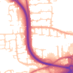Daytime road noise heatmap for SS13 3EP