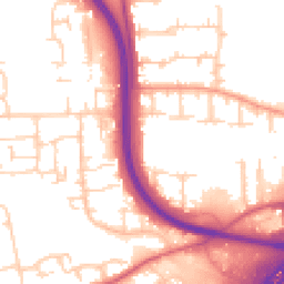 Daytime road noise heatmap for SS13 3ES