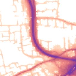 Daytime road noise heatmap for SS13 3ET