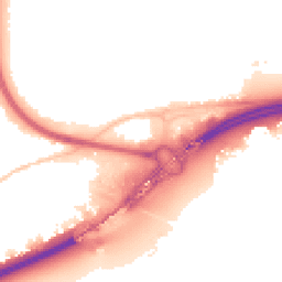 Night-time road noise heatmap for SS13 3EZ