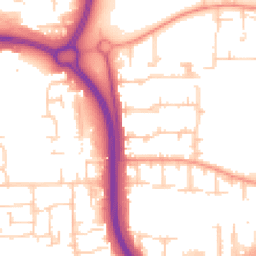 Daytime road noise heatmap for SS13 3LH