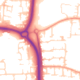 Daytime road noise heatmap for SS13 3LQ