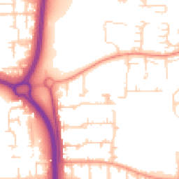 Daytime road noise heatmap for SS13 3NL