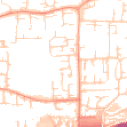 Daytime road noise heatmap for SS13 3RA
