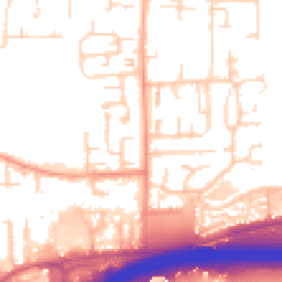 Daytime road noise heatmap for SS13 3RG