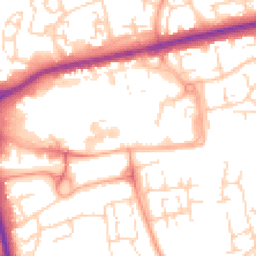 Daytime road noise heatmap for SS14 1AG