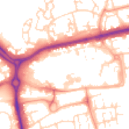 Daytime road noise heatmap for SS14 1BA