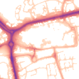 Daytime road noise heatmap for SS14 1BH