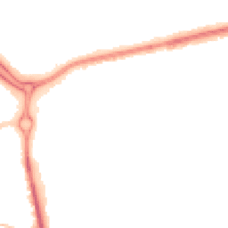 Night-time road noise heatmap for SS14 1DD
