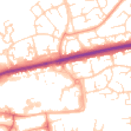 Daytime road noise heatmap for SS14 1FP