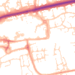 Daytime road noise heatmap for SS14 1FU