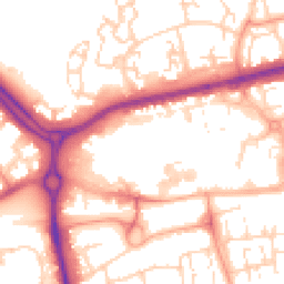 Daytime road noise heatmap for SS14 1FY