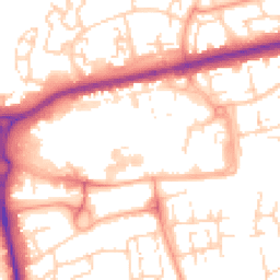 Daytime road noise heatmap for SS14 1HP