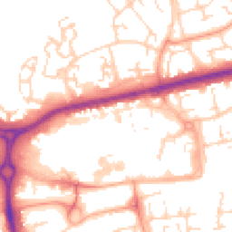 Daytime road noise heatmap for SS14 1HZ